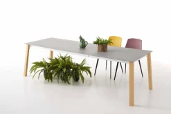 Tavolo Quadro Point house in laminato Allungabile scontato 20%