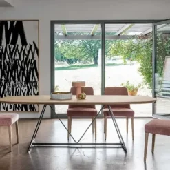 Tavolo Radar Dall'agnese in legno e resina Fisso scontato 30%