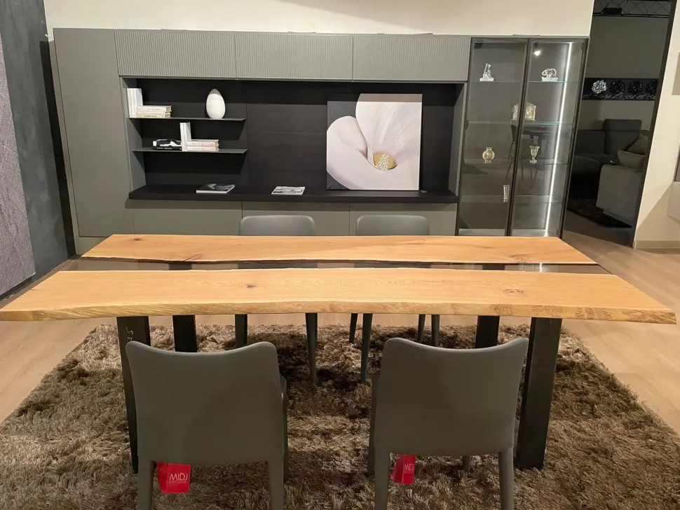 Tavolo Resina le trasparenze Conarte in legno Fisso scontato 53%