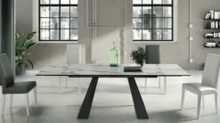 Tavolo rettangolare a cavalletto Tratto cd Md work scontato