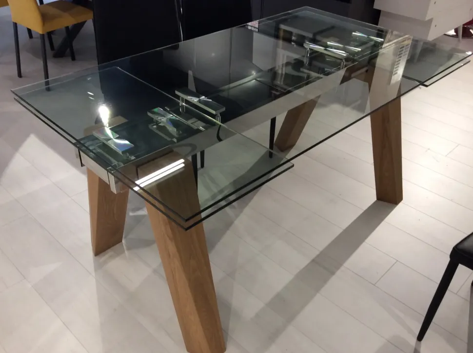 Tavolo rettangolare a cavalletto Hartu Artigianale scontato