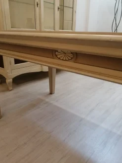 Tavolo rettangolare a quattro gambe Bruscoli Artigiani veneti scontato