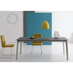 Tavolo rettangolare a quattro gambe Tavolo krono 140 basic Point house scontato