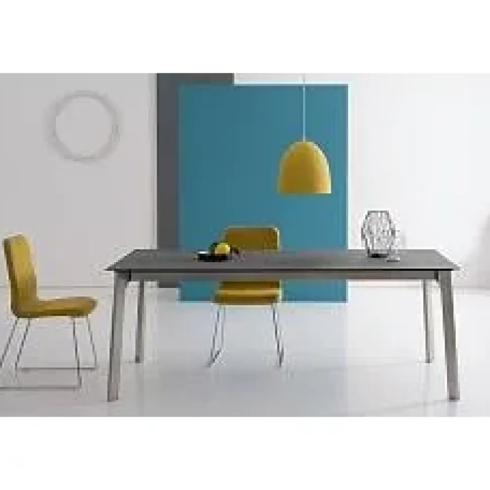 Tavolo rettangolare a quattro gambe Tavolo krono 140 basic Point house scontato