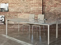 Tavolo rettangolare a quattro gambe Dublino Bontempi scontato