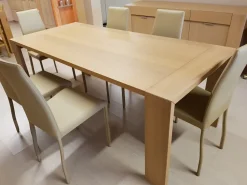 Tavolo rettangolare a quattro gambe Prado Varaschin scontato