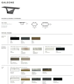 Tavolo rettangolare allungabile Galeone di Target point a prezzo riservato