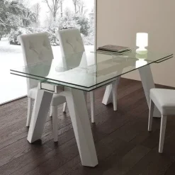 Tavolo rettangolare allungabile 654 caronte * La seggiola a soli 1435 Euro