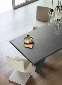 Tavolo rettangolare con basamento centrale Big table Bonaldo scontato