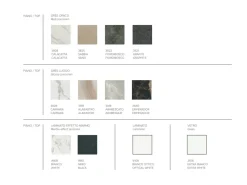 Tavolo rettangolare in ceramica Efesto di Target point in Offerta Outlet