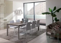 Tavolo rettangolare in ceramica Opera Ozzio in Offerta Outlet