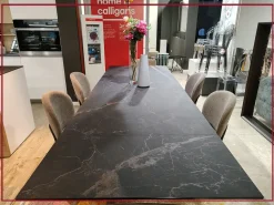 Tavolo rettangolare in ceramica Cartesio cs4111-r 200 di Calligaris in Offerta Outlet