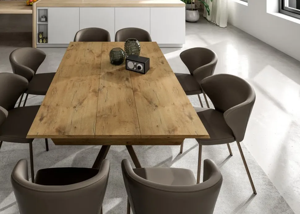 Tavolo rettangolare in laminato Lungo largo Easyline in Offerta Outlet