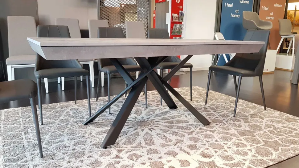 Tavolo rettangolare in laminato Lungo largo et79 di Ozzio in Offerta Outlet