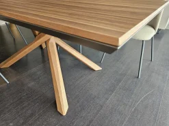 Tavolo rettangolare in legno Arizona di Easyline in Offerta Outlet