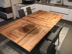 Tavolo rettangolare in legno 4x4 di Ozzio in Offerta Outlet