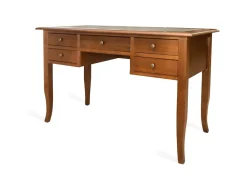 Tavolo rettangolare in legno Scrittoio Artigianale in Offerta Outlet