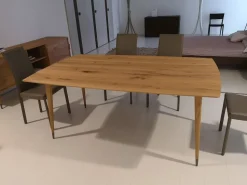 Tavolo rettangolare in legno Coco' di Callesella in Offerta Outlet