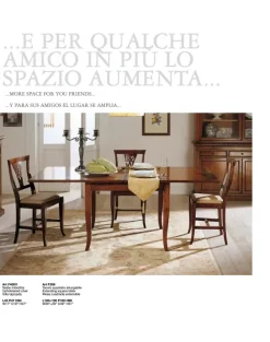 Tavolo rettangolare in legno F307/noce di Falegnameria italiana in Offerta Outlet