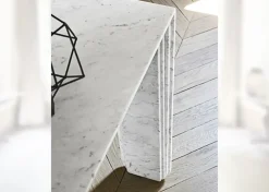 Tavolo rettangolare in marmo Modello corinto di Pianca in Offerta Outlet