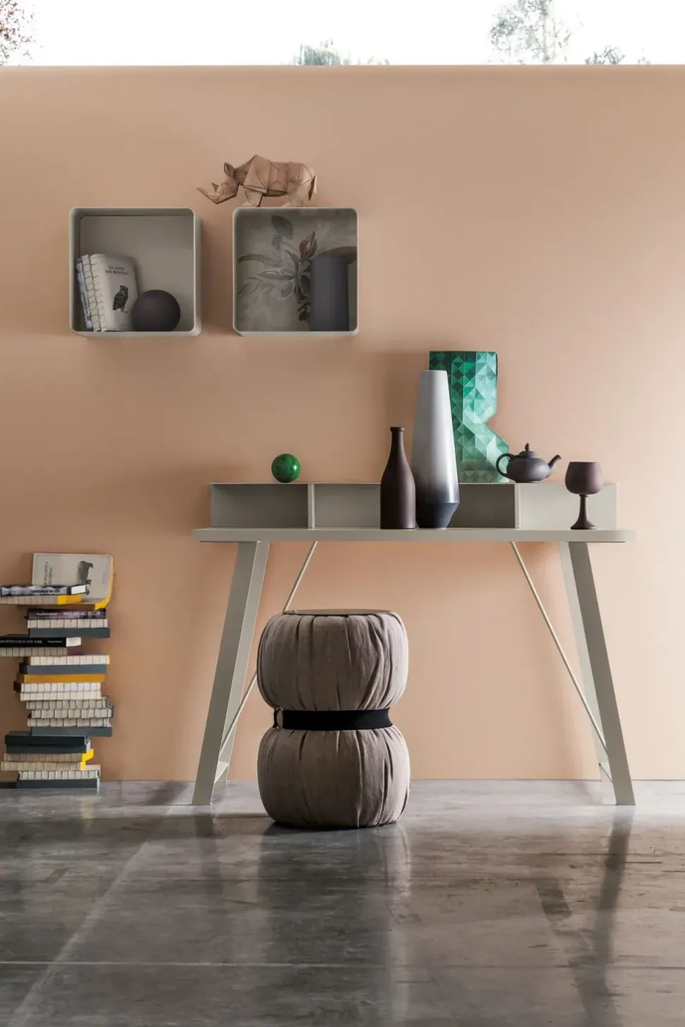 Tavolo rettangolare in metallo Atlante di Tomasella in Offerta Outlet