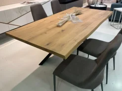 Tavolo rettangolare Metal legno kuba Alta corte scontato del 23%