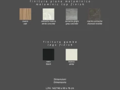 Tavolo rettangolare Pulse Stones scontato del 31%