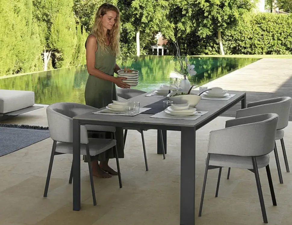 Tavolo rettangolare Tavolo in vetro ceramica eden talenti Talenti scontato del 58%