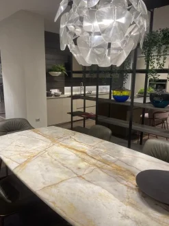 Tavolo rettangolare Tavolo shangai marmo imperiale di Riflessi a prezzo riservato