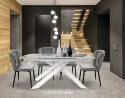 Tavolo rettangolare Tempor 1759 Collezione esclusiva scontato del 50%