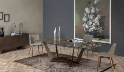 Tavolo Reverse  glass Tonin casa in OFFERTA OUTLET