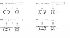 Tavolo Reverse  glass Tonin casa in OFFERTA OUTLET