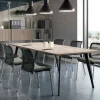 Tavolo riunione in legno Rhea con 6 sedie Flycom a prezzi convenienti