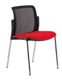 Tavolo riunione in legno Rhea con 6 sedie Flycom a prezzi convenienti