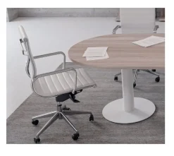 Tavolo riunione modello Plano round  Flycom in OFFERTA OUTLET