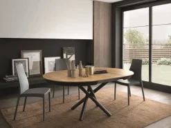 Tavolo rotondo allungabile Round artigianale in Offerta