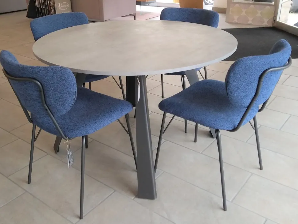 Tavolo rotondo allungabile Convivio Ozzio