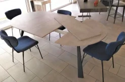 Tavolo rotondo allungabile Convivio Ozzio