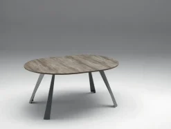 Tavolo rotondo allungabile Convivio Ozzio