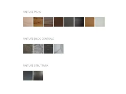 Tavolo rotondo Dna Ozzio in legno, prezzo scontato!