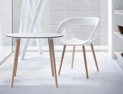 Tavolo rotondo Gaber in Offerta Outlet. Materiali di qualità.