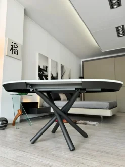 Tavolo rotondo in ceramica Celsius di Altacom in Offerta Outlet