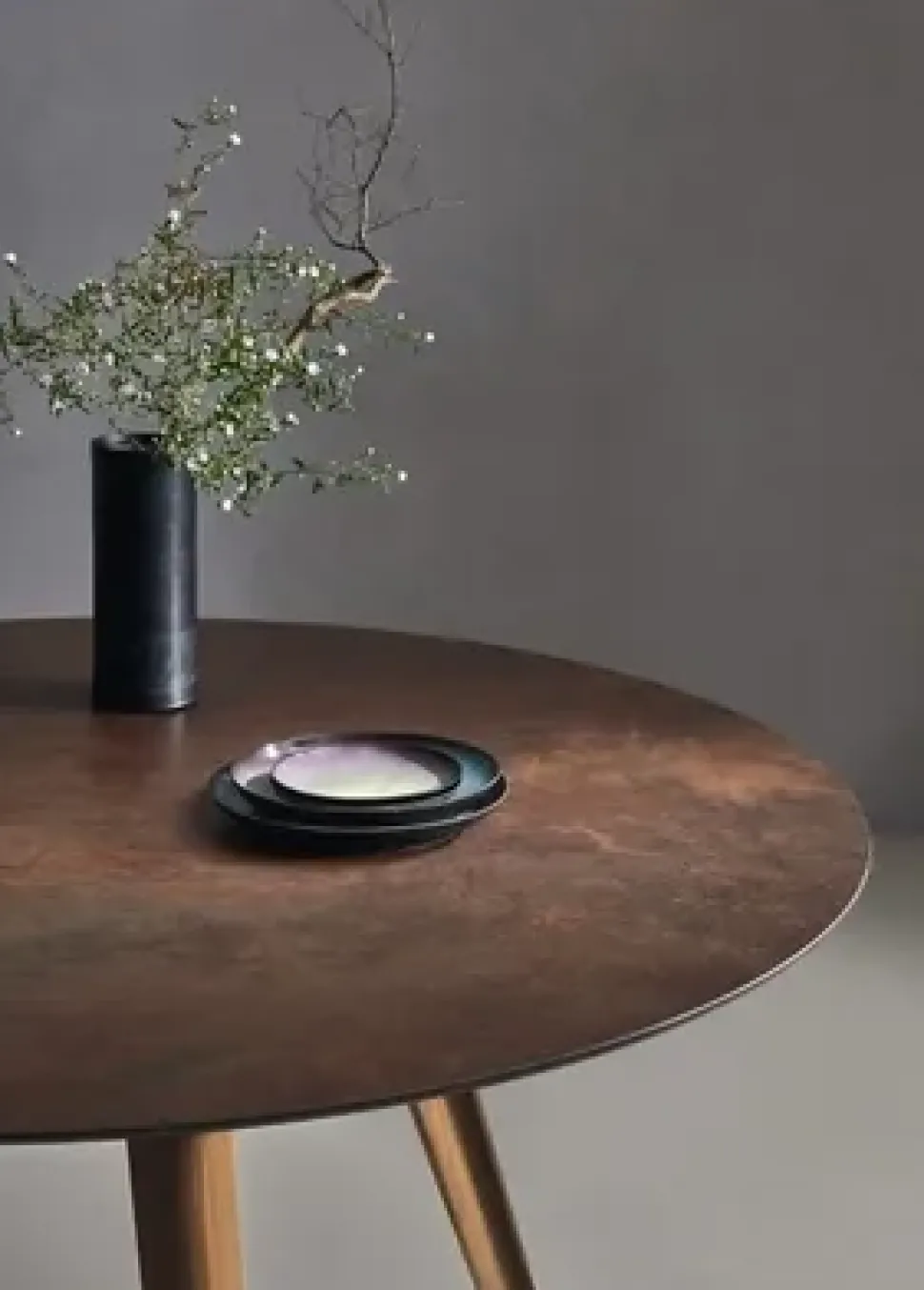 Tavolo rotondo in laminato Bistrot di Sangiacomo in Offerta Outlet