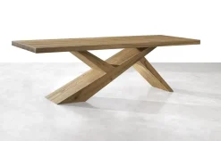 Tavolo Rovere spazzolato, design italiano di lusso. MD Work in legno fisso, sconto 38%.