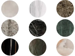 Tavolo sagomato con basamento centrale Cosmopolitan Devina nais scontato