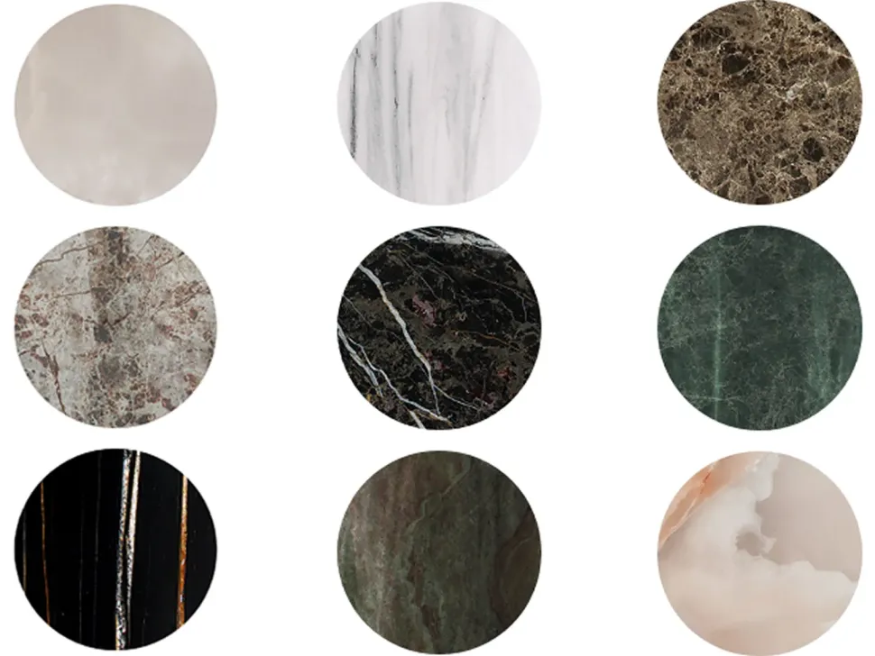 Tavolo sagomato con basamento centrale Cosmopolitan Devina nais scontato