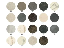 Tavolo sagomato in ceramica Arpa di Compar in Offerta Outlet