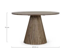 Tavolo Saori Artigianale in legno Fisso scontato 50%