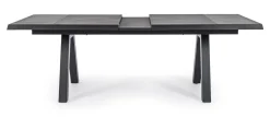 Tavolo scontato da giardino Tavolo krion 205-265 allungabile antracite Bizzotto
