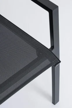 Tavolo scontato da giardino Tavolo pascal allungabile 200-26 cm con 8 poltrone krion antracite Bizzotto